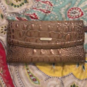 Brahmin wallet - medium/light brown